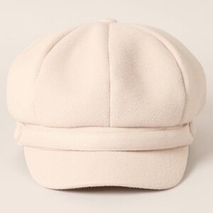 Sanctuary Felt Newsboy Cabbie Hat Black / Grey / Creme